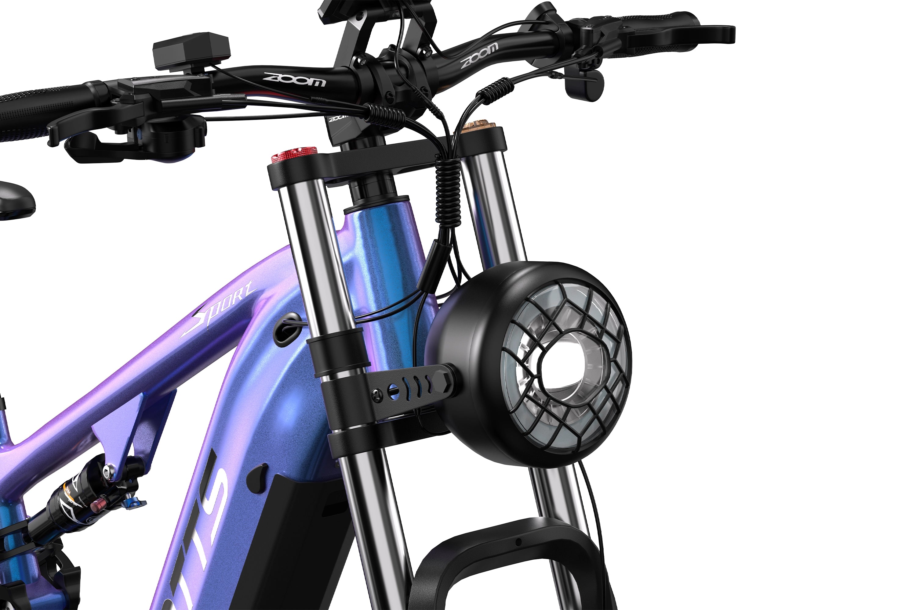DUOTTS E26 Electric Bike-Blue Purple