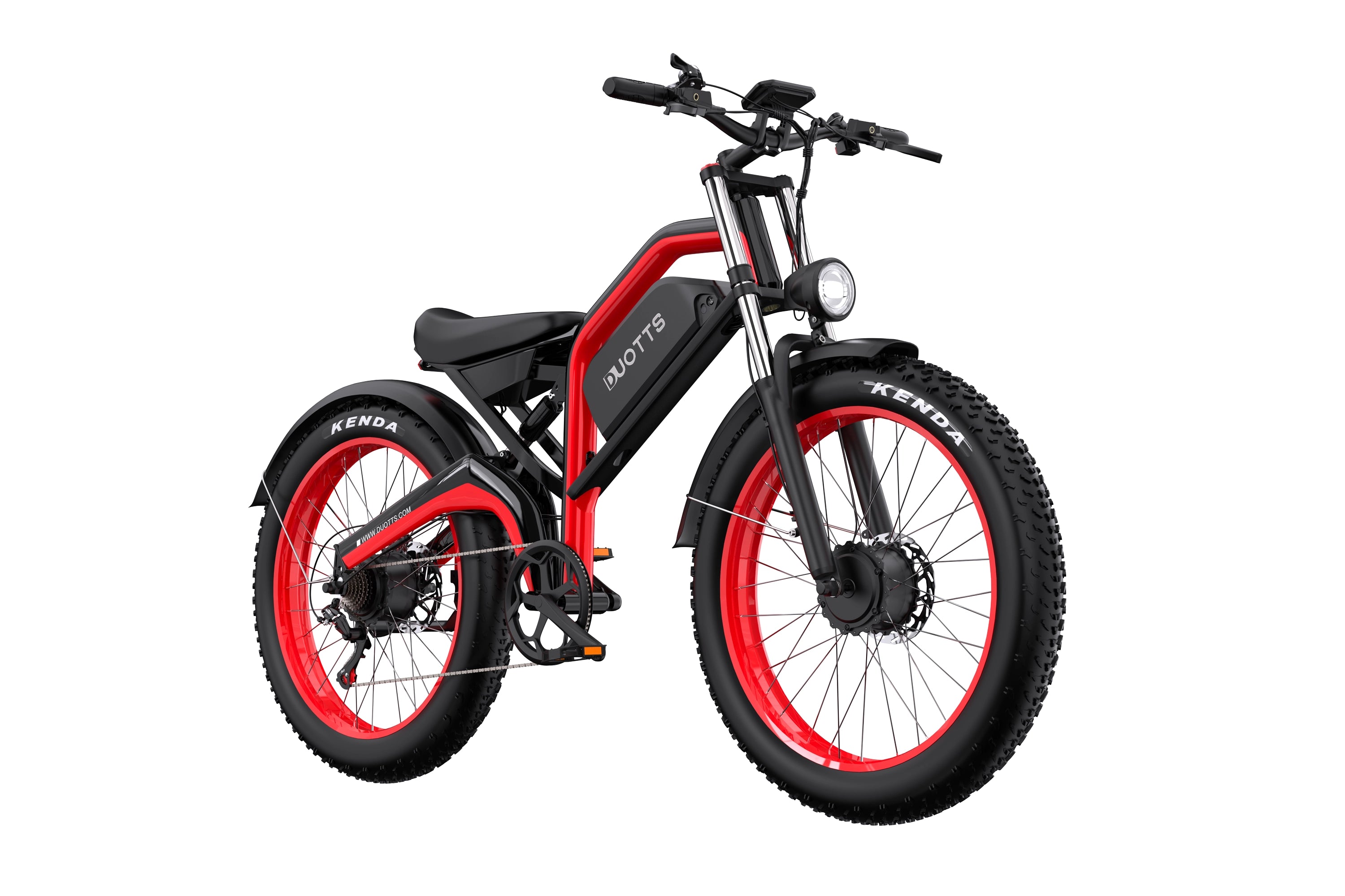 DUOTTS N26 Electric Bike-Black Red