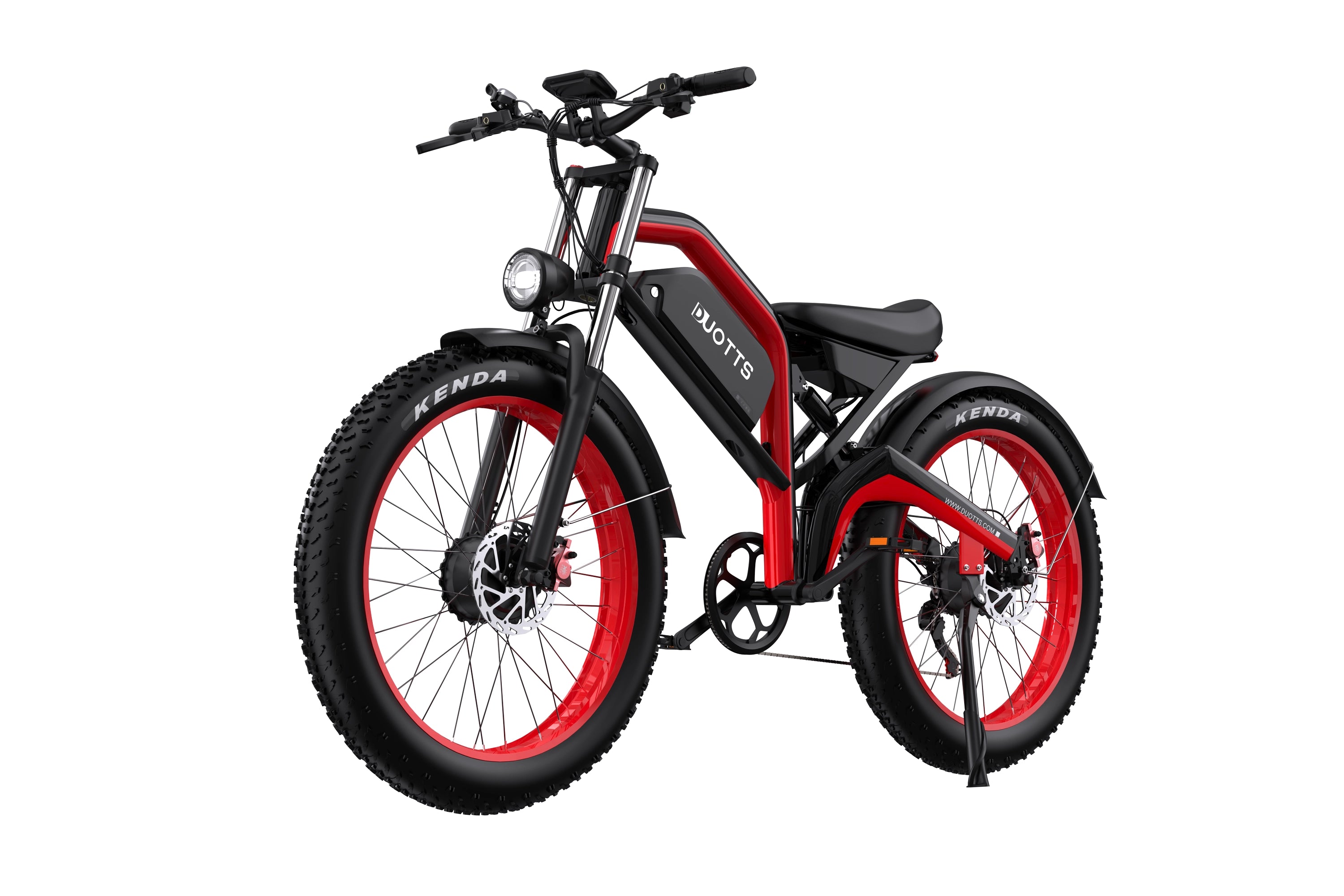DUOTTS N26 Electric Bike-Black Red