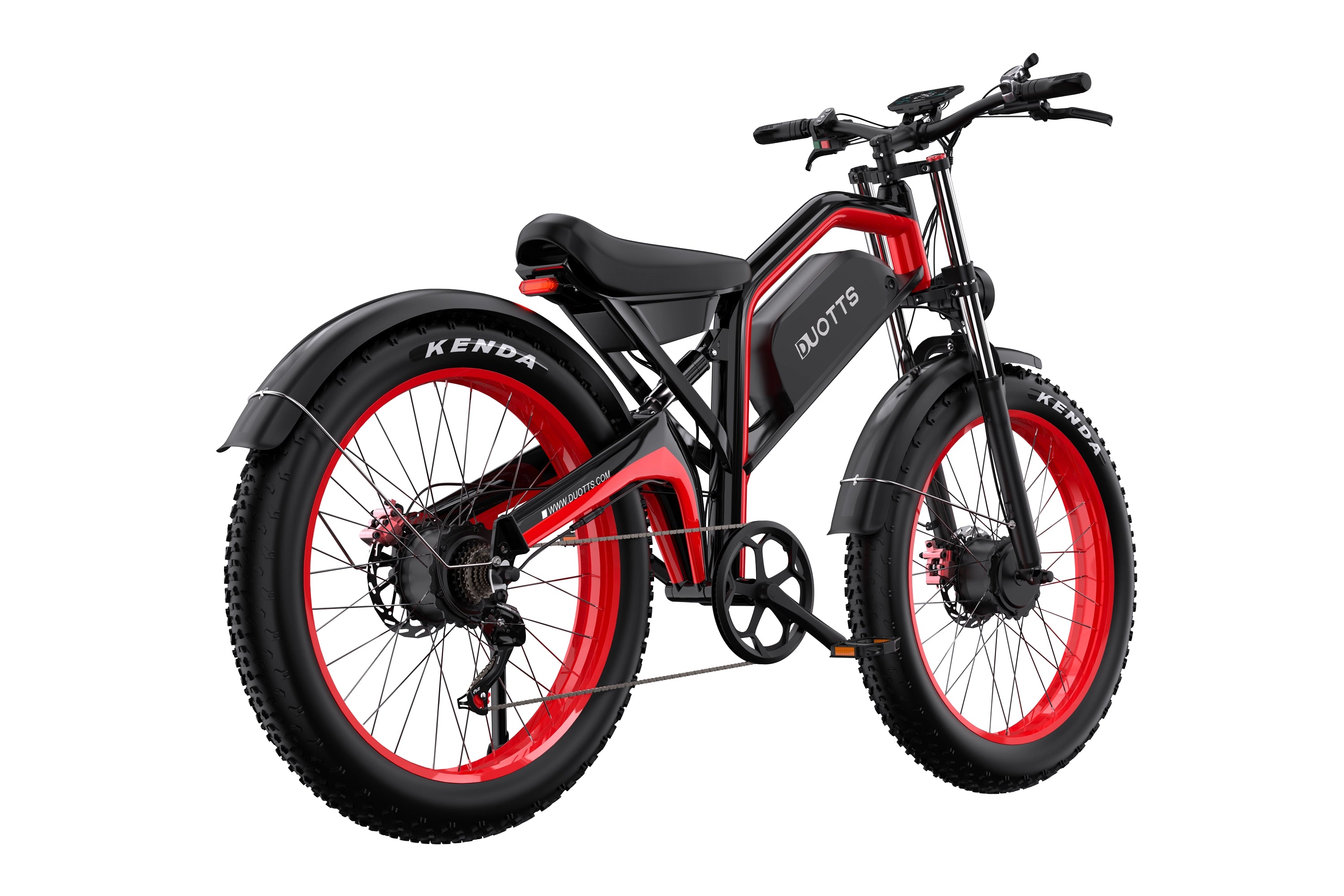 DUOTTS N26 Electric Bike-Black Red