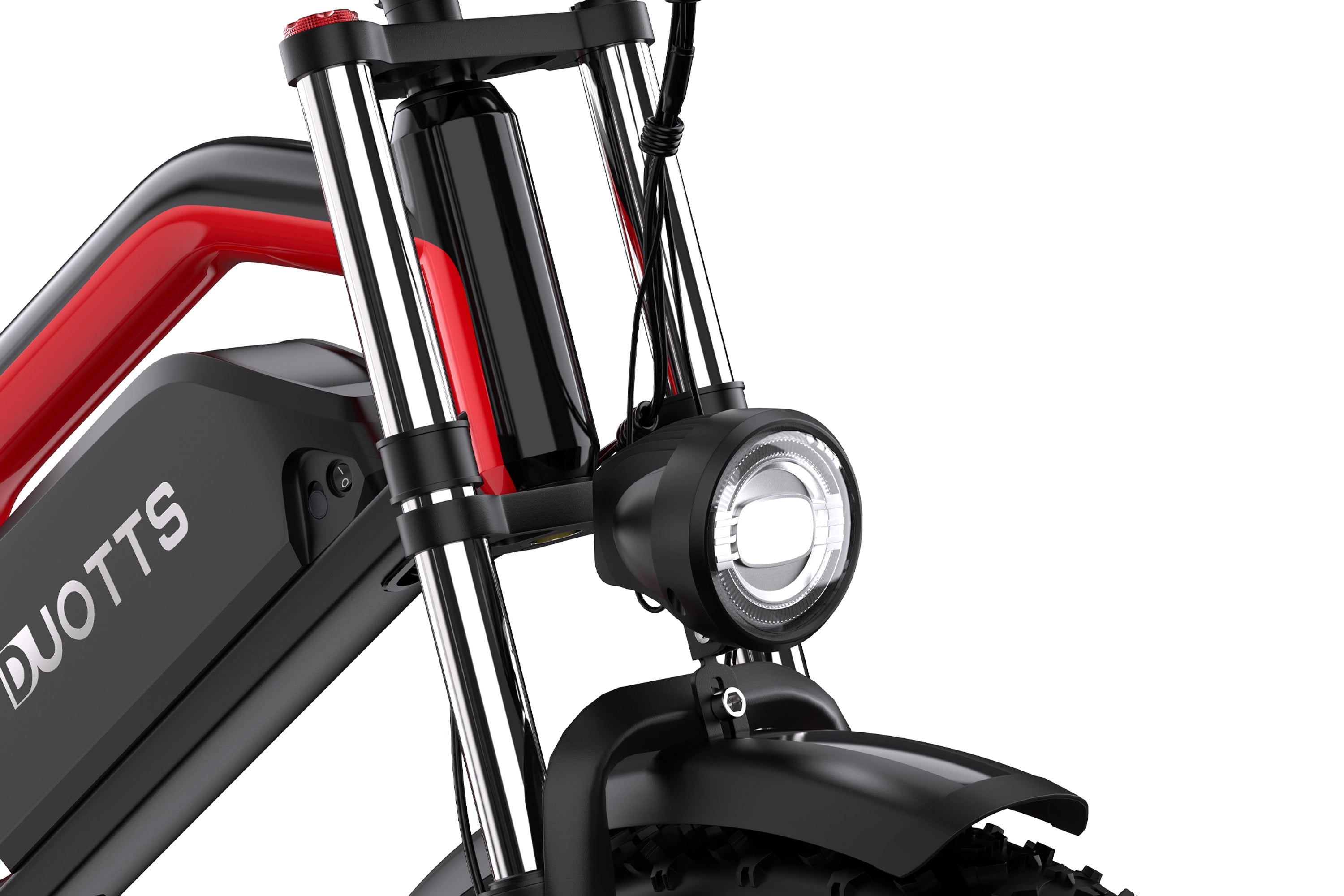 DUOTTS N26 Electric Bike-Black Red