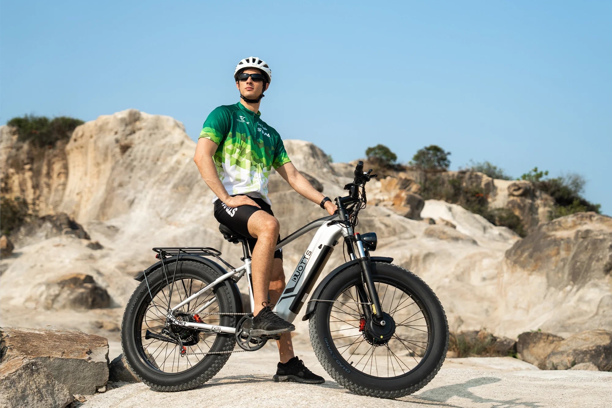 DUOTTS F26 Electric Bike-Silver White