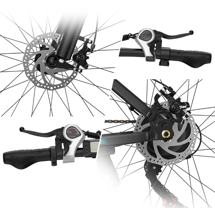 DUOTTS Brake Pads & Hydraulic Brake
