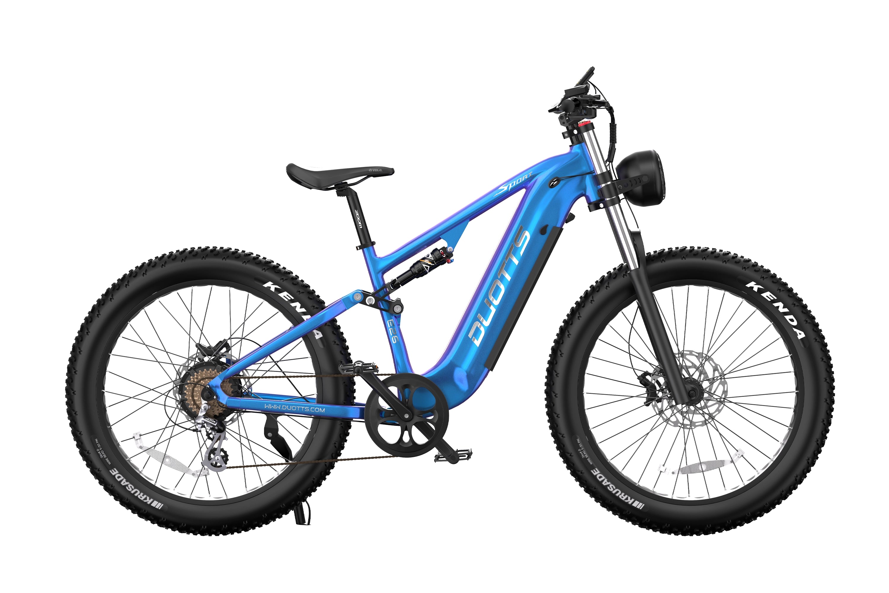 DUOTTS E26 Electric Bike-Blue Purple