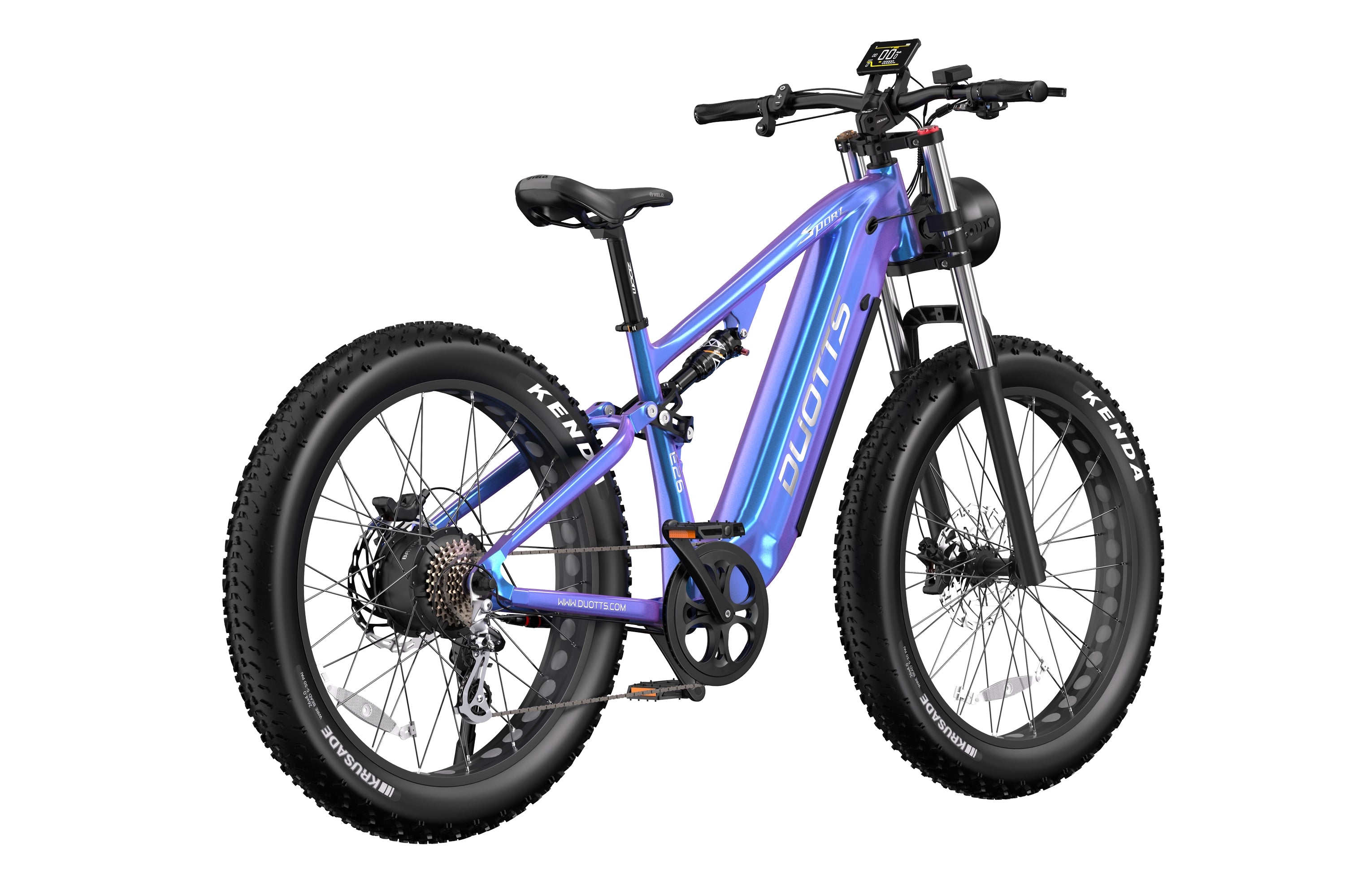 DUOTTS E26 Electric Bike-Blue Purple
