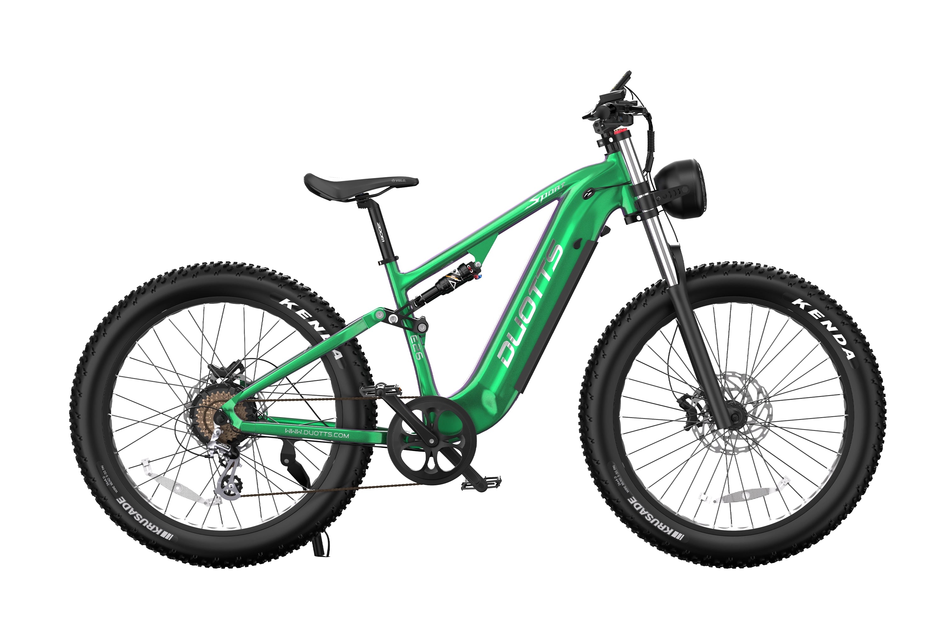 DUOTTS E26 Electric Bike-Green Purple